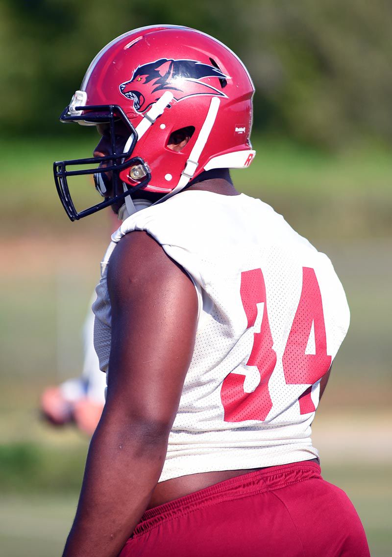 Dothan High Wolves begin football practice